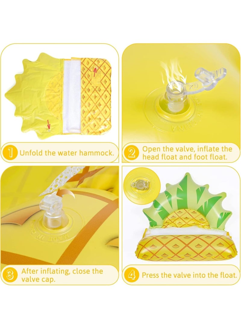 Zikra Versatile Water Hammock - 4-in-1 Inflatable Pool Float | Floating Chair Bed & Lounger for Adults & Kids | Portable, Relaxing Pool Accessory - Image 2