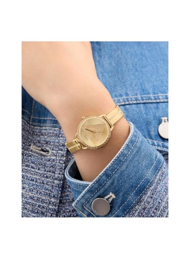 GUESS TRI BELLINI Recycled Steel 30 mm Analog Watch - Image 5