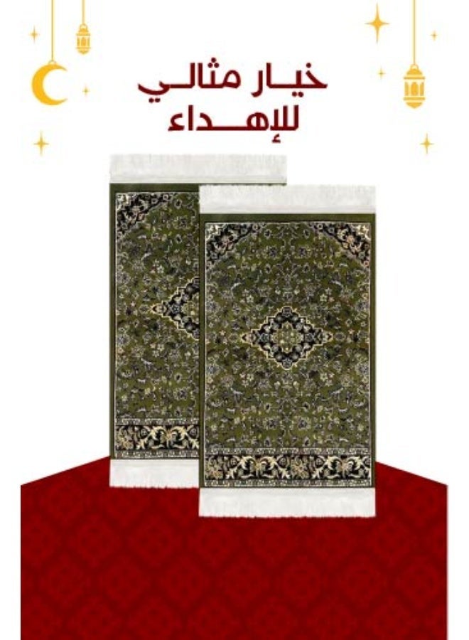 سجادتي مجموعة هدايا رمضان باكج 2 سجادة صلاة الروضة مستوحاة من الروضة والمدينة - Image 1