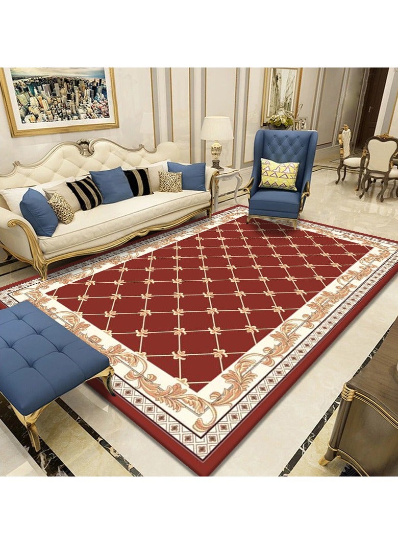 سجادة مستطيلة عالية الجودة من ألياف البوليستر قابلة للغسل في الغسالة