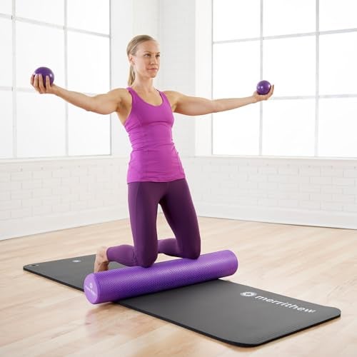 STOTT PILATES Merrithew Toning Ball – 1 lb (Purple) - Image 3