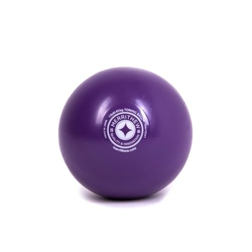 STOTT PILATES Merrithew Toning Ball – 1 lb (Purple) - Image 4