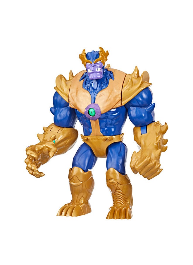 AVENGERS Marvel Mech Strike Monster Hunters Thanos Toy Action Figure, 9-Inch  - Image 1
