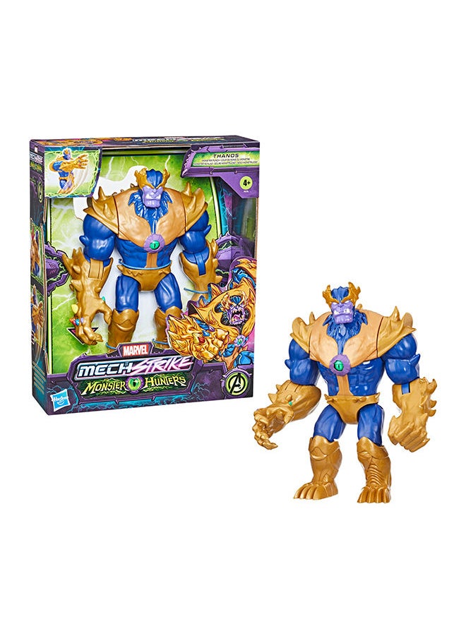 AVENGERS Marvel Mech Strike Monster Hunters Thanos Toy Action Figure, 9-Inch  - Image 2