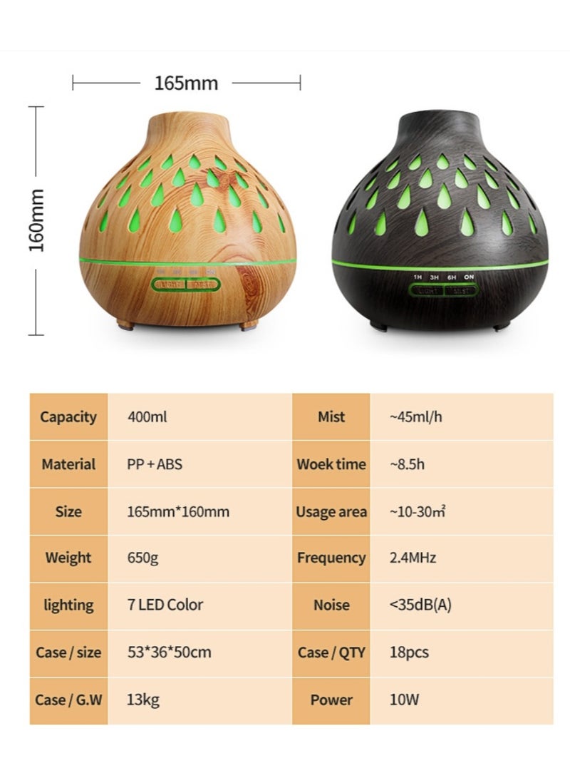 Wood Grain Humidifier Aroma Diffuser  - Image 4