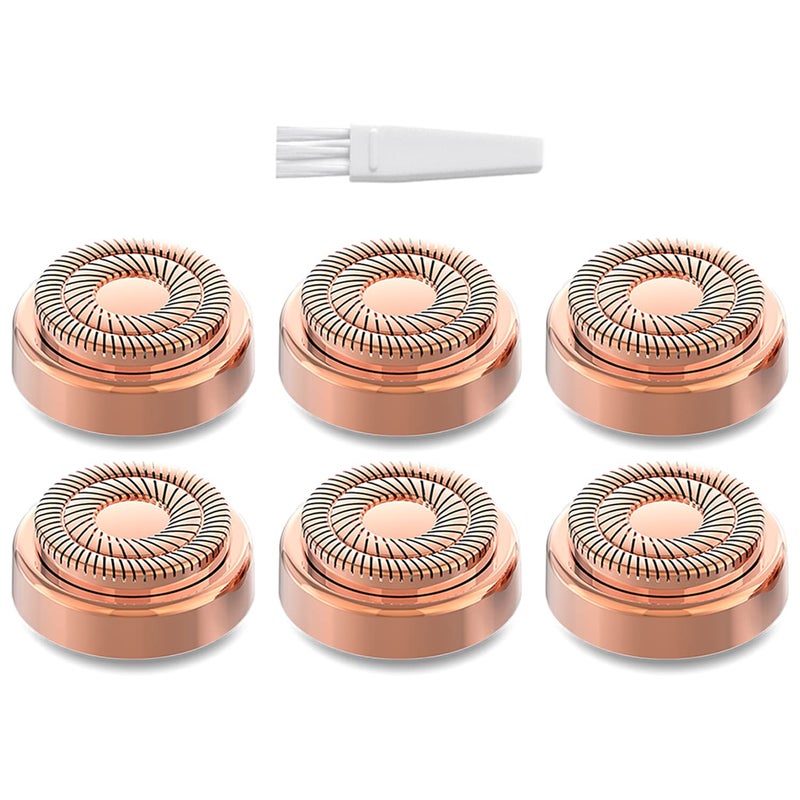 tuokiy Facial Hair Removal Replacement Heads for Finishing Touch Flawless Refill for Flawless Replacement Heads