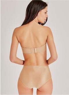Magic Form Sponge Strapless Bra - Dark Skin  - Image 2