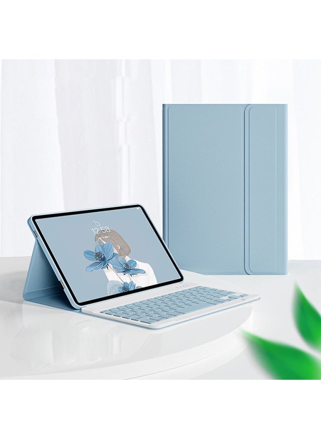 For Lenovo Small Keyboard Pad Plus11.5/P12 12.7 Inch/M10 Bluetooth Keyboard Protective Cover-Colour: Leather Case + Keyboard-Product Type:Tab P11 Pro 11.5"/Pad Pro 11.5" - Image 1