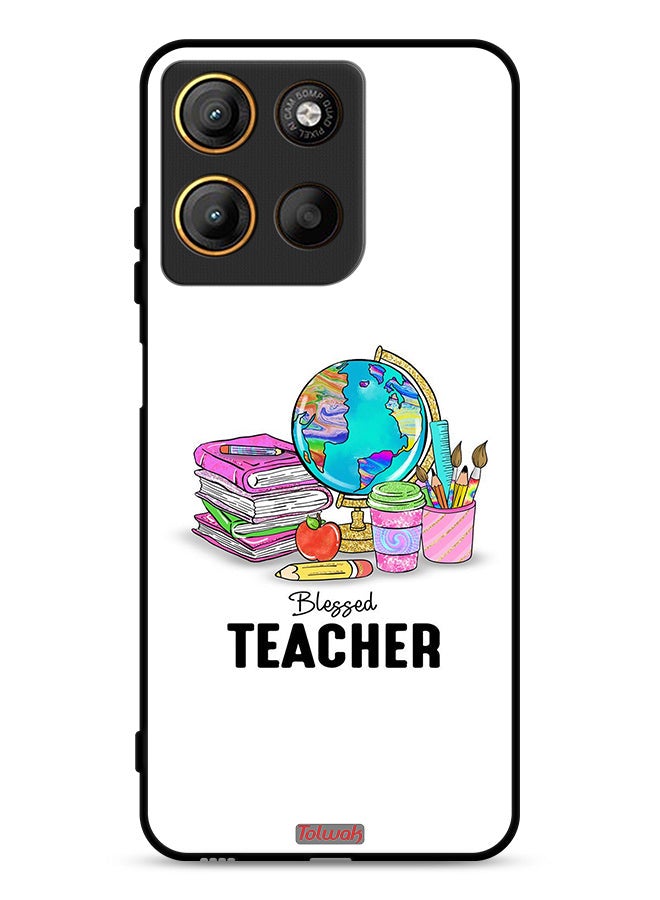 Tolwak Motorola Moto G15 Protective Case Cover Blessed Teacher