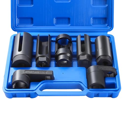 DASBET 7pcs O2 Oxygen Sensor & Oil Pressure Sending Unit Master Sensor Socket Set - Image 1