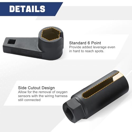 DASBET 7pcs O2 Oxygen Sensor & Oil Pressure Sending Unit Master Sensor Socket Set - Image 4
