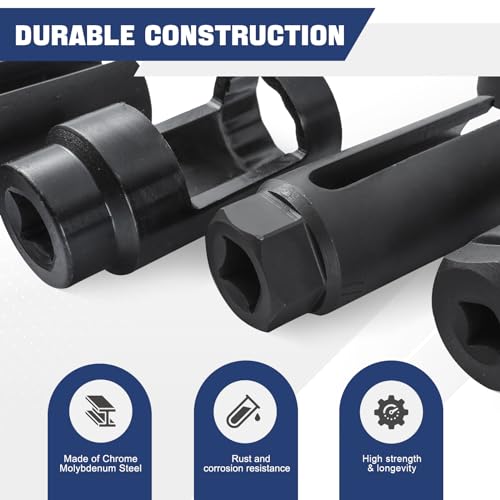 DASBET 7pcs O2 Oxygen Sensor & Oil Pressure Sending Unit Master Sensor Socket Set - Image 3
