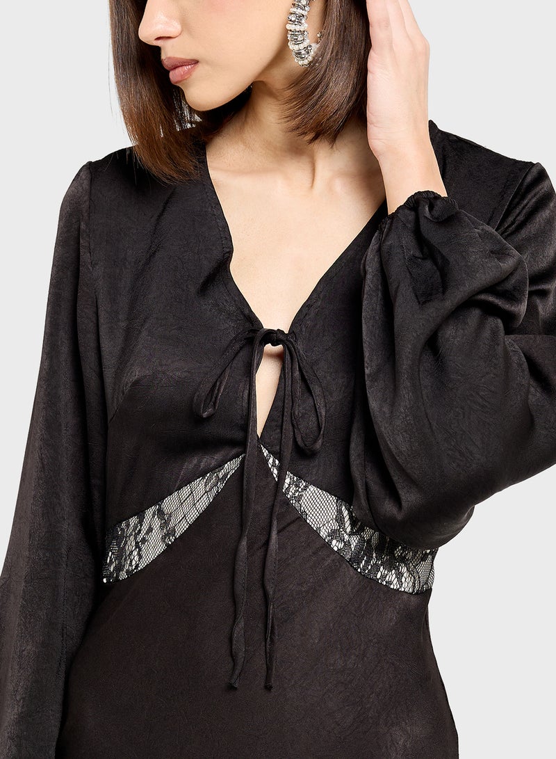 ايلا فستان ماكسي بأكمام طويلة - Image 3