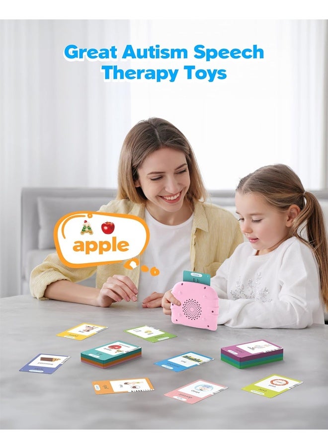 هالامودو بطاقات فلاش للأطفال الصغار - لعبة مونتيسوري التعليمية ثنائية اللغة (العربية والإنجليزية) للأولاد والبنات من 1 إلى 6 سنوات، بطاقات التعلم المنشطة بالصوت لتطوير الكلام وبناء المفردات، لعبة الحسية للأطفال المصابين بالتوحد، هدية عيد ميلاد للأطفال الصغار من 1 إلى 3 سنوات - Image 4