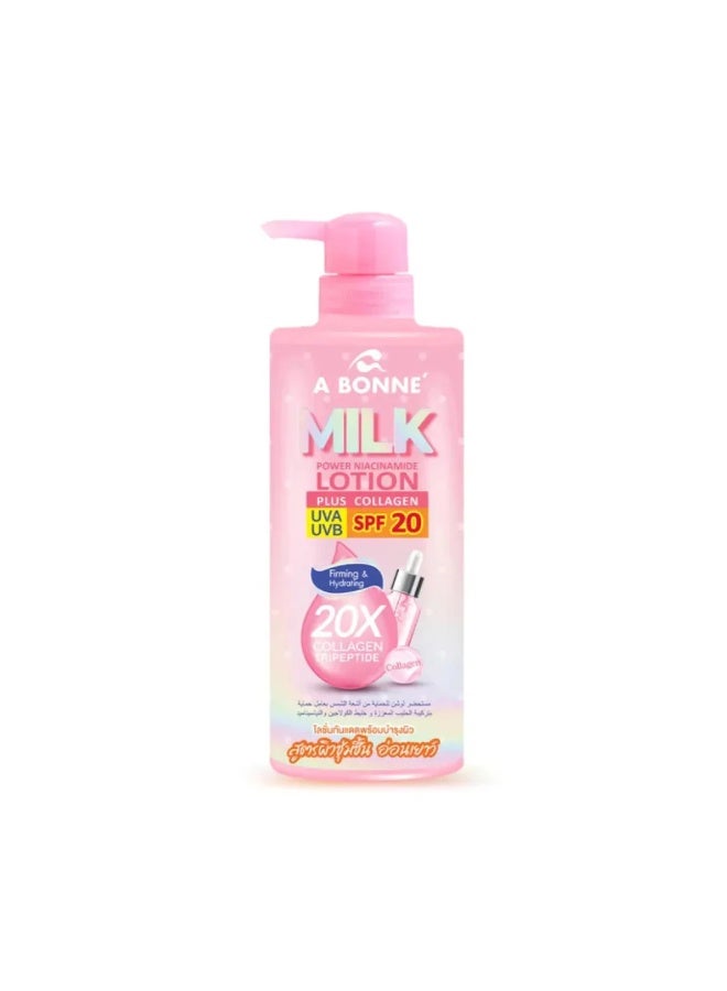Power Niacinamide Lotion UVA UVB SPF20 (Milk Plus Collagen) 500ml