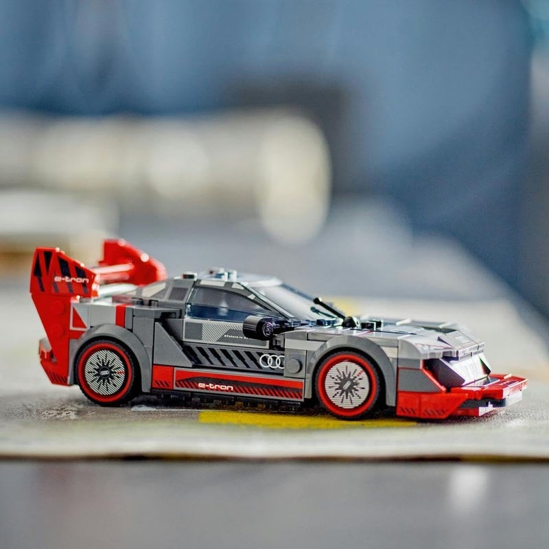 LEGO Speed Champions Audi S1 e-tron quattro Race Car 76921 Building Blocks Toy Car Set - Image 5
