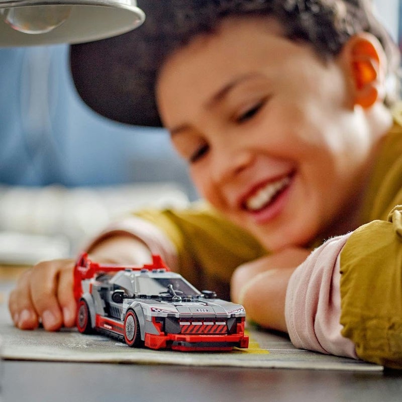 LEGO Speed Champions Audi S1 e-tron quattro Race Car 76921 Building Blocks Toy Car Set - Image 3
