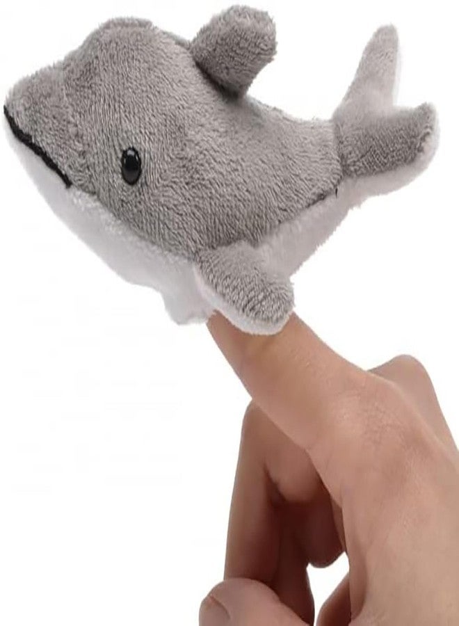 Unipak 1155DL Dolphin Plush Finger Puppet, 5-inch Length