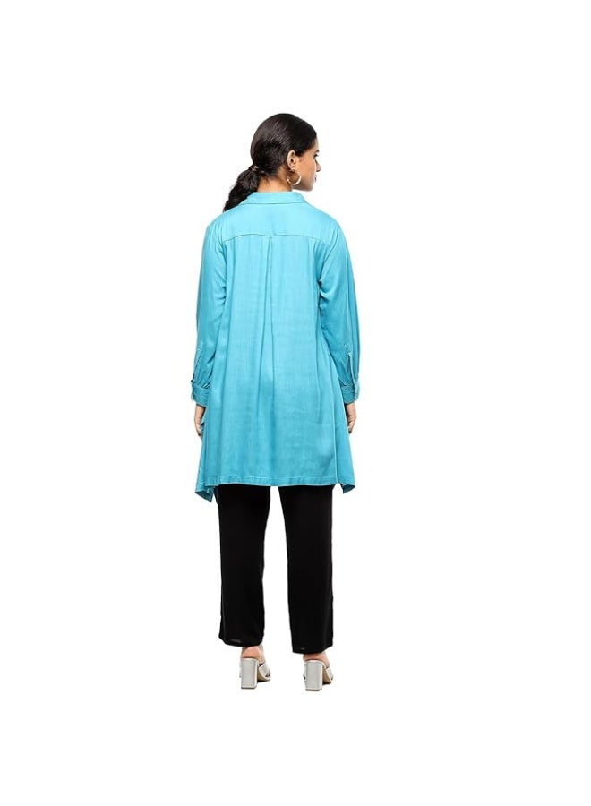 BIBA Women RAYON KURTA S - Image 1