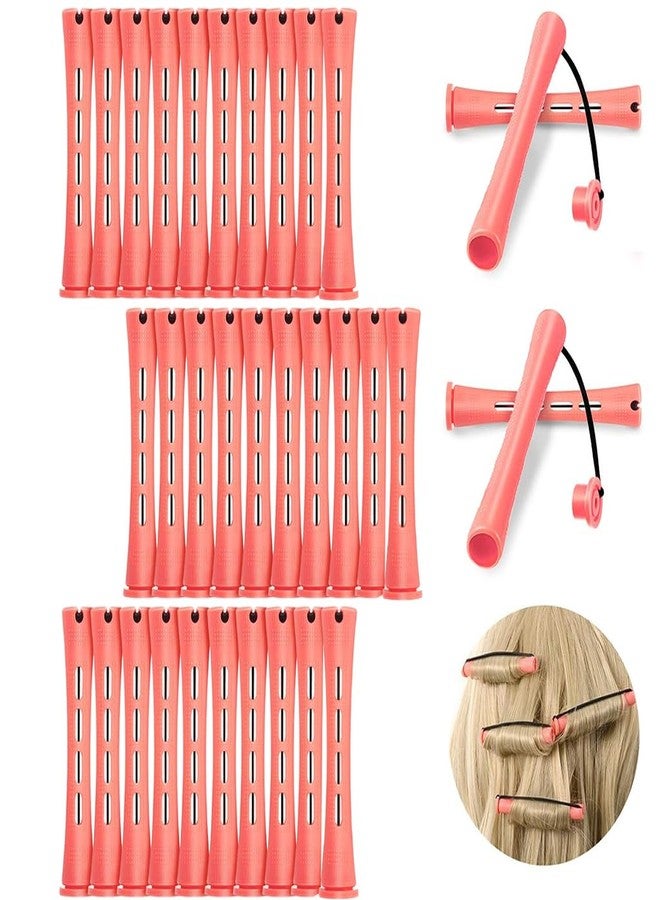 HASTHIP® 30pcs Heatless Hair Curler Kit, Cold Wave Hair Roller for Women, Small Perm Rods Styling Perming Curl Rods for Cold Wave Perm Curls - Image 1