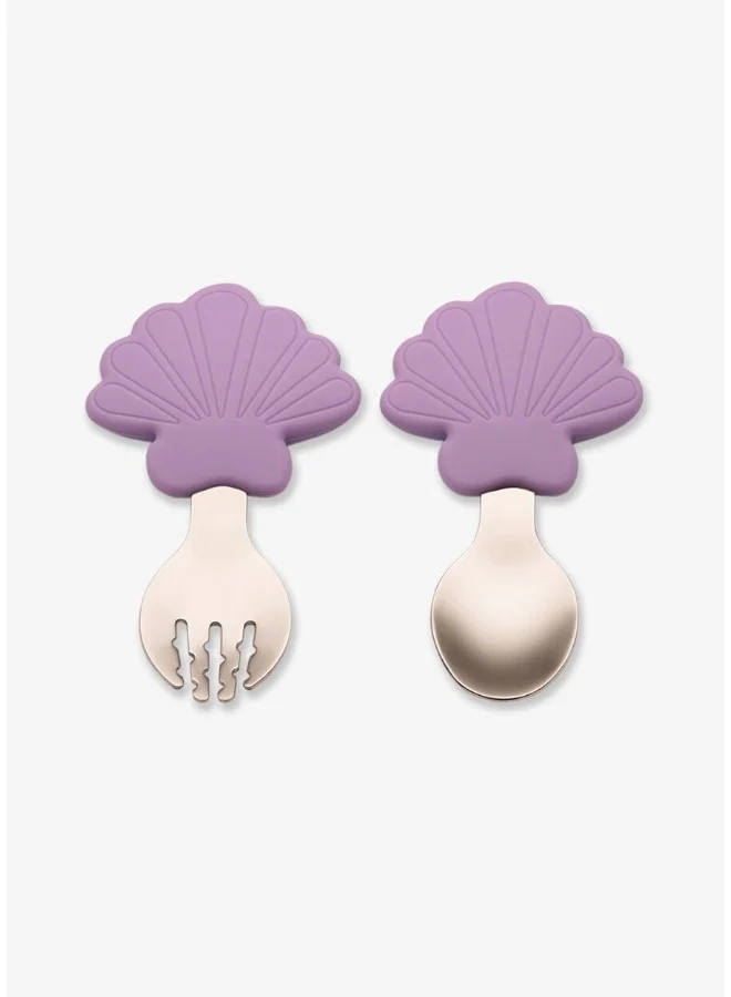 سترون Training Spoon & Fork - Mermaid