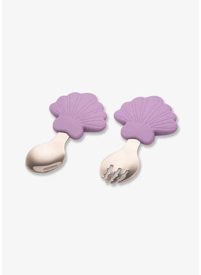 سترون Training Spoon & Fork - Mermaid
