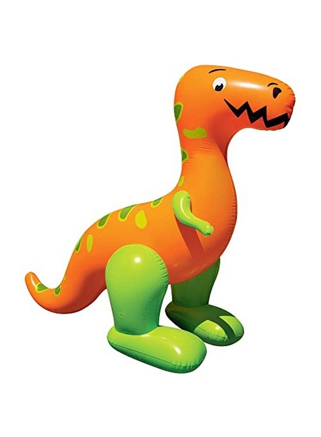 Banzai رشاش تيركس الرعب موندوا الطول: 96 إنش العرض: 80 إنش لعبة مائية قابلة للنفخ في الهواء الطلق للحديقة الخلفية - Image 1