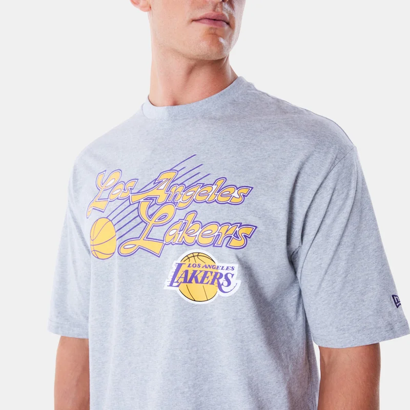 NEW ERA Men's NBA Los Angeles Lakers Script T-Shirt