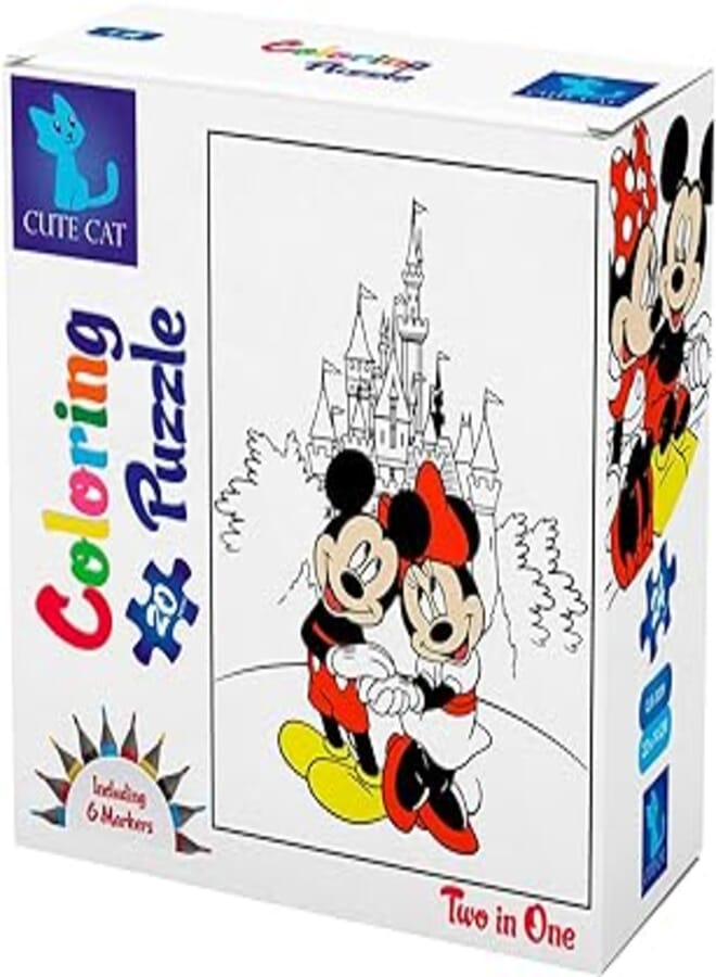 CUTE CAT Micky - coloring 2 in 1