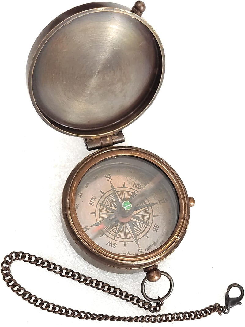 ALADEAN Inspirational Gift Compass - God My Lord Guide Me - Uplifting Baptism Gift, Graduation Gift, Birthday, Confirmation Gift for Men Women Boys Girls Teenage Kids - Image 3