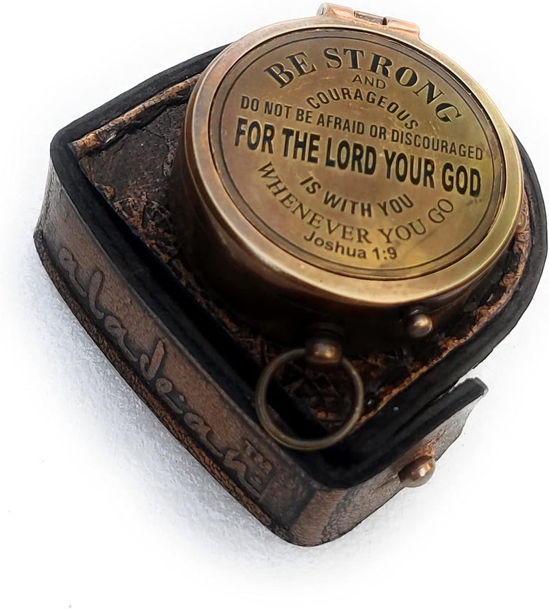 ALADEAN Inspirational Gift Compass - God My Lord Guide Me - Uplifting Baptism Gift, Graduation Gift, Birthday, Confirmation Gift for Men Women Boys Girls Teenage Kids - Image 4