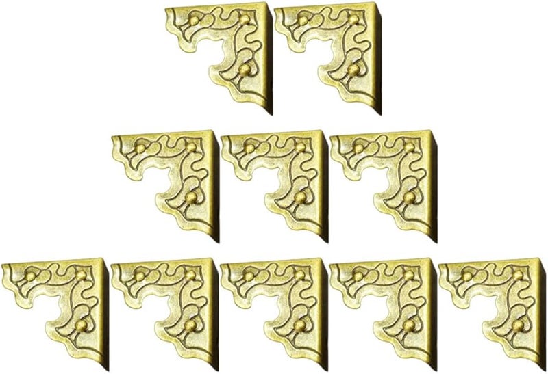 Antique Bronze Corner Protectors 20pcs Furniture Edge Guards Cabinet Door Safety - Image 1