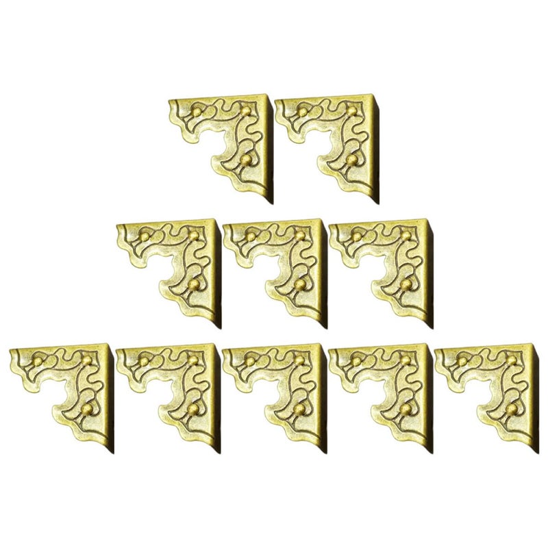 Antique Bronze Corner Protectors 20pcs Furniture Edge Guards Cabinet Door Safety - Image 2