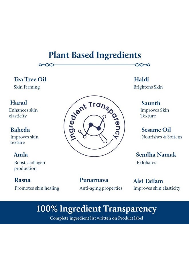 Blue Nectar Anti Cellulite Body Massage Oil With Triphala & Tea Tree Essential Oil | Plant Based Body Oil For Women & Men For Skin Hydration (11 Herbs,100Ml)  - Image 5