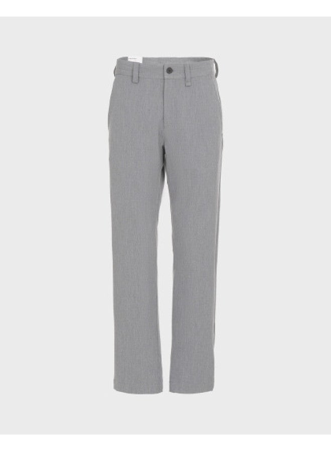 Zara Men's Fashion Business Casual Zip-front Non-stretch Straight-leg Pants - Image 1