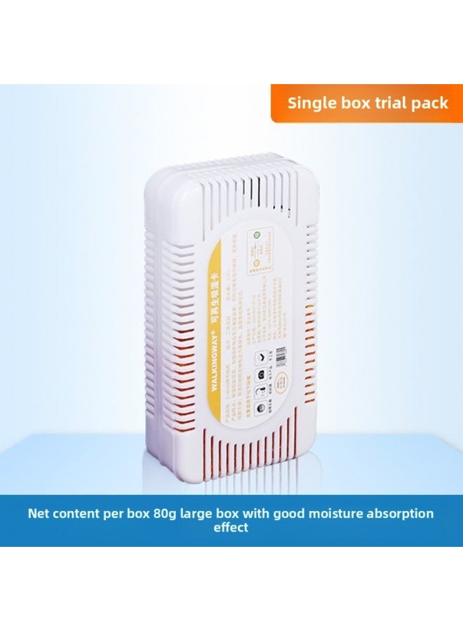 Camera Special Moisture-proof Box Moisture Absorption Card Desiccant SLR Micro Single Regeneration Moisture-proof Dehumidification Anti-mildew Package Beads-Color:Single Box [trial Pack] - Net Content Per Box Is About 80g  - Image 1