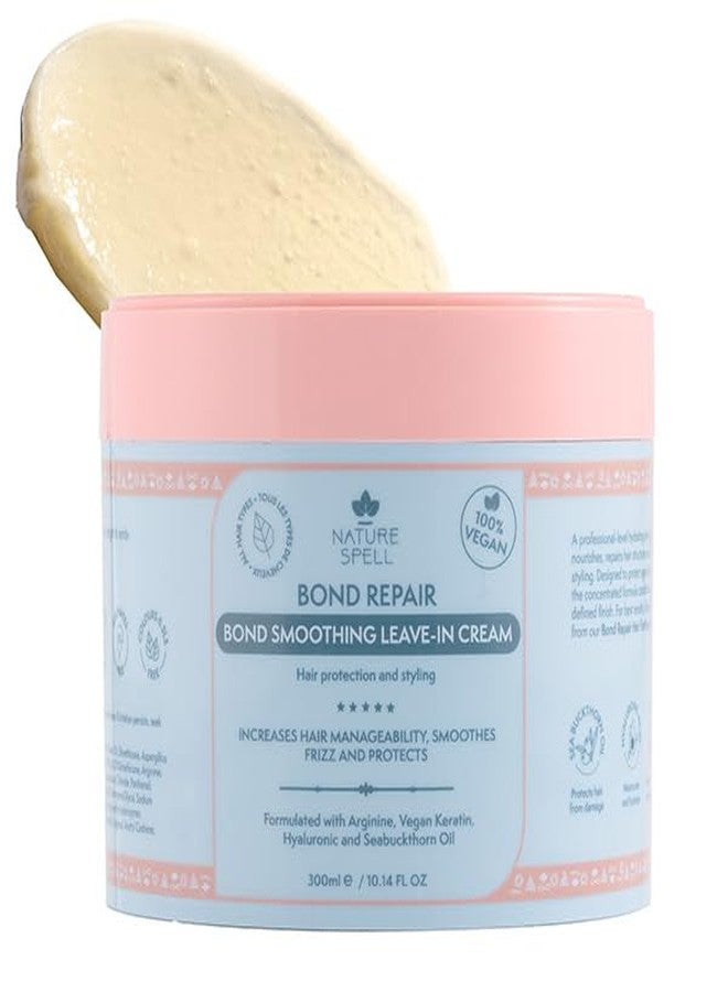 Nature Spell Bond Repair Leave in Cream For All Hair, Protection & Styling, Leave in Conditioner, Vegan,10.14 Fl Oz - Image 1