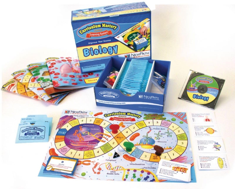 NewPath Learning 249007 Biology Review Curriculum Mastery Game High School Class Pack