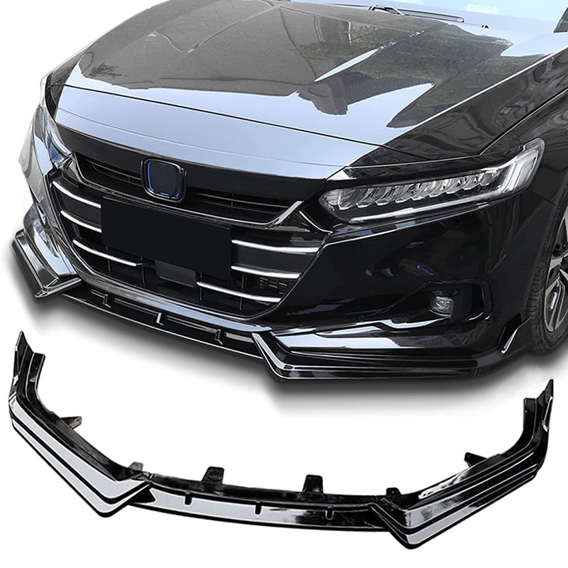 Archaic Front Bumper Lip Compatible for Honda Accord 10.5th Sedan SE/EX-L/LX/Sport/Touring 2021 2022, Splitter Under Chin Body Kit Lower Spoiler - Image 1
