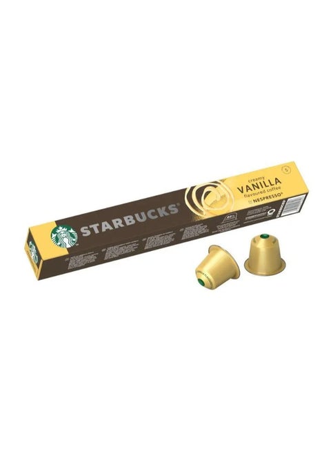 Starbucks Creamy Vanilla Flavoured Coffee Capsules - 10 Capsules