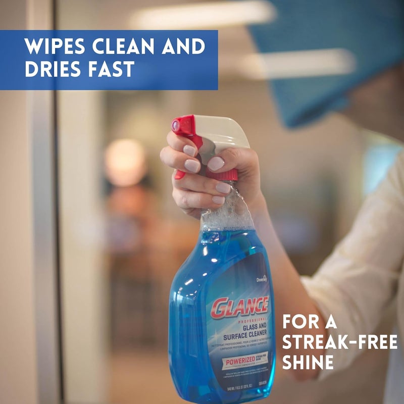 Glance CBD539636 Powerized Professional Glass & Surface Cleaner, Streak Free Commercial Ammoniated Window Spray, Ready-to-Use, 32-Ounce - Image 5