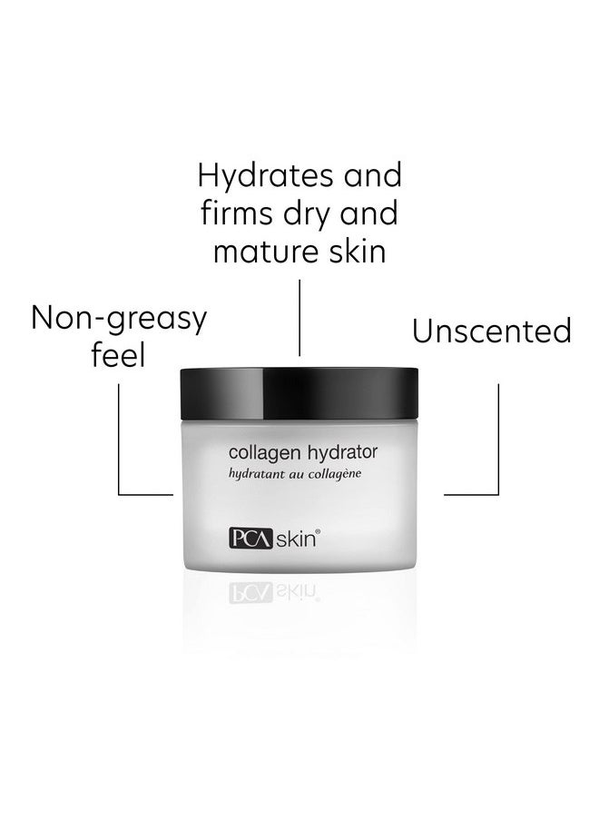 PCA SKIN PCA SKIN Hydrating Collagen Cream for Face, Collagen Hydrator Night Cream, Hydrates and Firms Dry Mature Skin, Made with Shea Butter, Olive Fruit Oil, and Sweet Almond Fruit Extract, 1.7 oz Tub  - Image 3