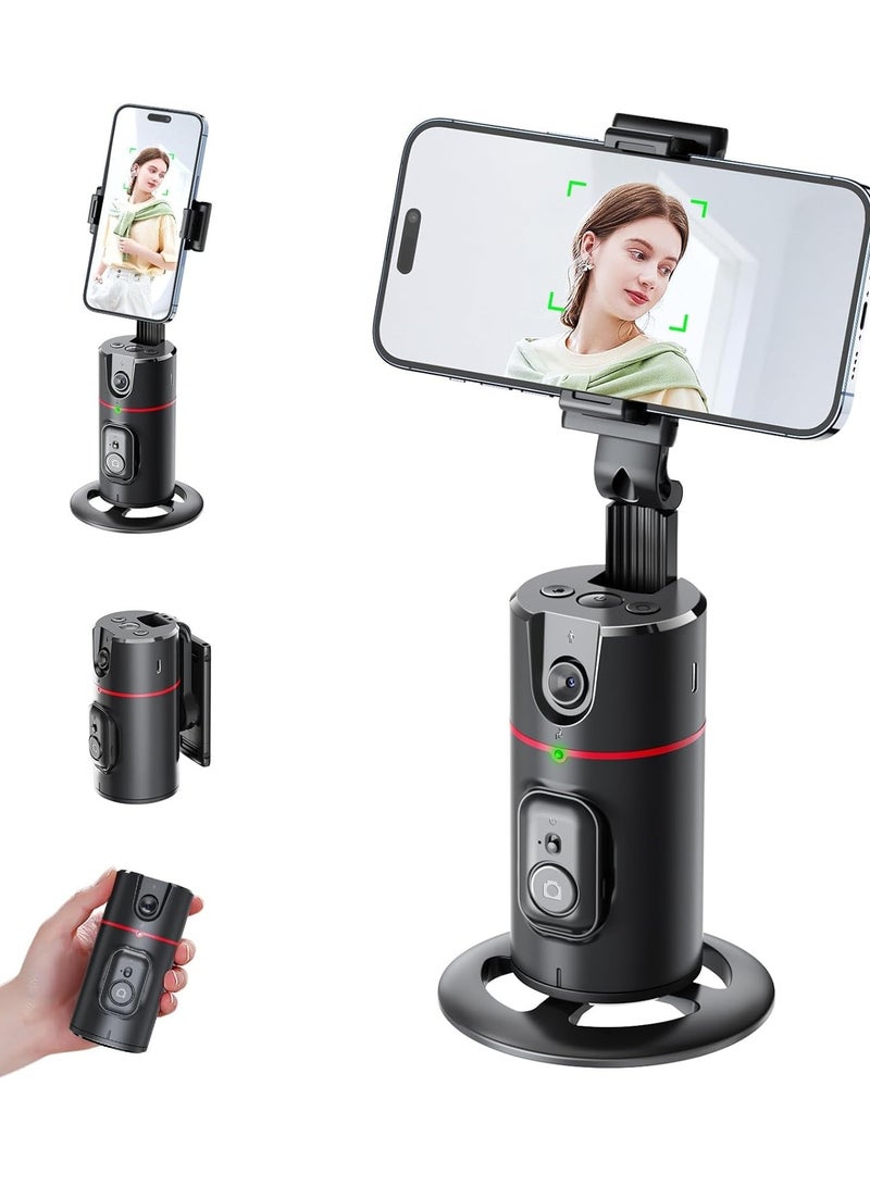 General Automatic face tracking tripod with remote control  360° rotation of the smart tracking stand Video vlog  live stream content creator tools are essential  no app required  - Image 1