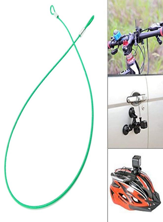 CKANDAY 20 Pack Safety Stainless Steel Tethers,Coated Security Tether Lanyard Kit Cable Wire Compatible with All Editions,Action Camera Series Devices and Other Applicable Equipment,Black - Image 5