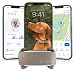 Tractive Smart Dog GPS Tracker Live Pet Tracker with Virtual Fence Vital Signs Monitoring of Heart Respiratory Rate Bark Monitoring Dog Collar Attachment Brown - Image 1
