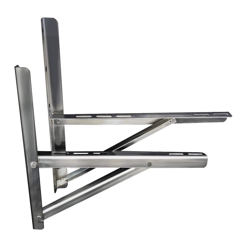 JEACENT Wall Mounting Bracket Rust Free Stainless Steel Support for 900024000BTU Condenser Ductless Mini Split Air Conditioner Heat Pump Systems