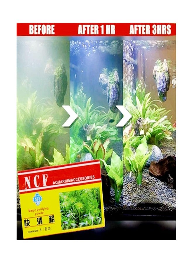 TRADESK Anky NCF Magic Purifying Powder | Aquarium Cloud Remover | Crystal Clear Water & Healthy Fish | 5 Pouch in 1 Pack | - Image 3