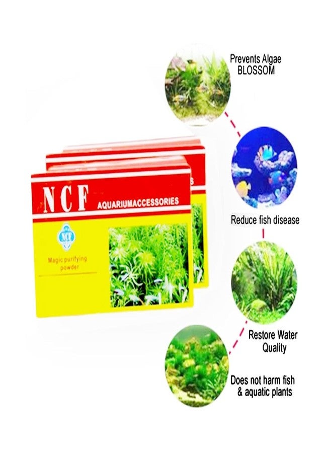 TRADESK Anky NCF Magic Purifying Powder | Aquarium Cloud Remover | Crystal Clear Water & Healthy Fish | 5 Pouch in 1 Pack | - Image 2