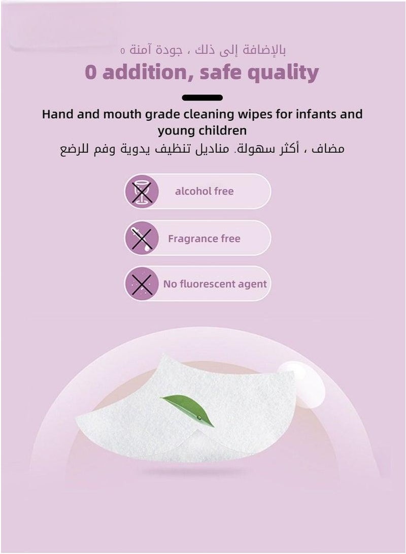Aixiao Portable Mini Wet Wipes, Hand & Mouth Cleansing Tissue Paper for Babies, Students, and Children High Quality - Image 4