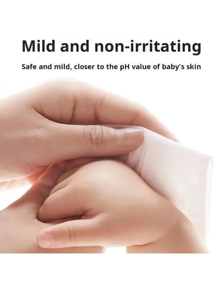 Premium Baby Wet Wipes 80 Sheets – Soft Moisturizing Wipes for Diaper Change, Hands and Face Cleaning for Sensitive Skin - Image 3